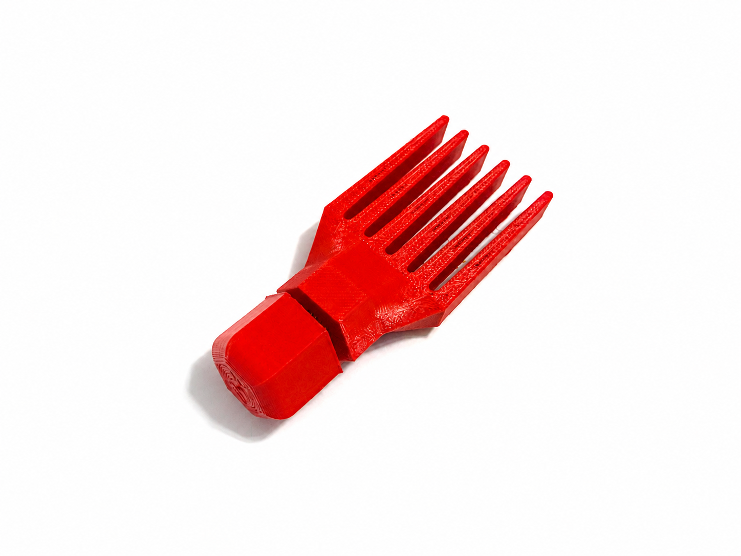6-tine wire fork, red (18–22 AWG)