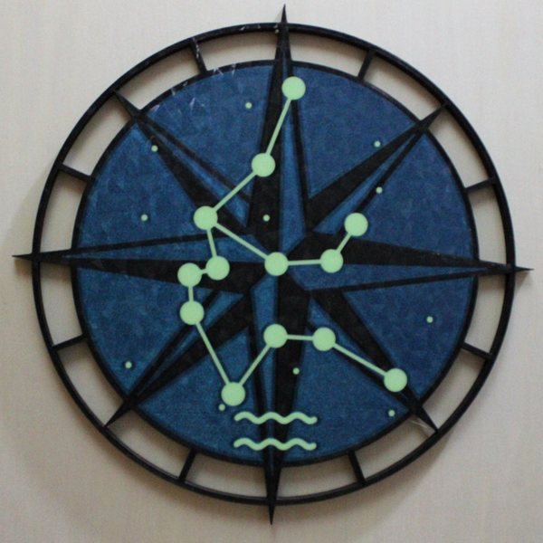 Aquarius constellation wall art