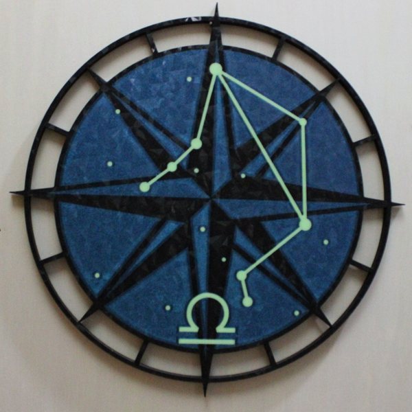 Libra constellation wall art