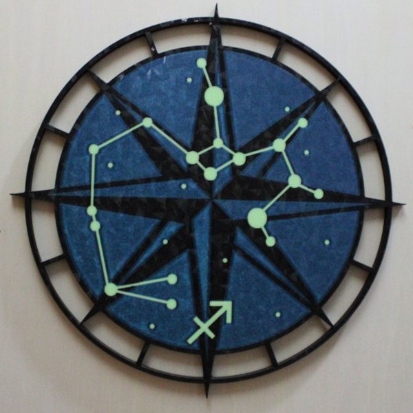 Sagittarius constellation wall art