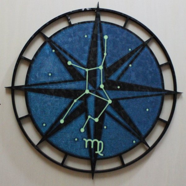 Virgo constellation wall art